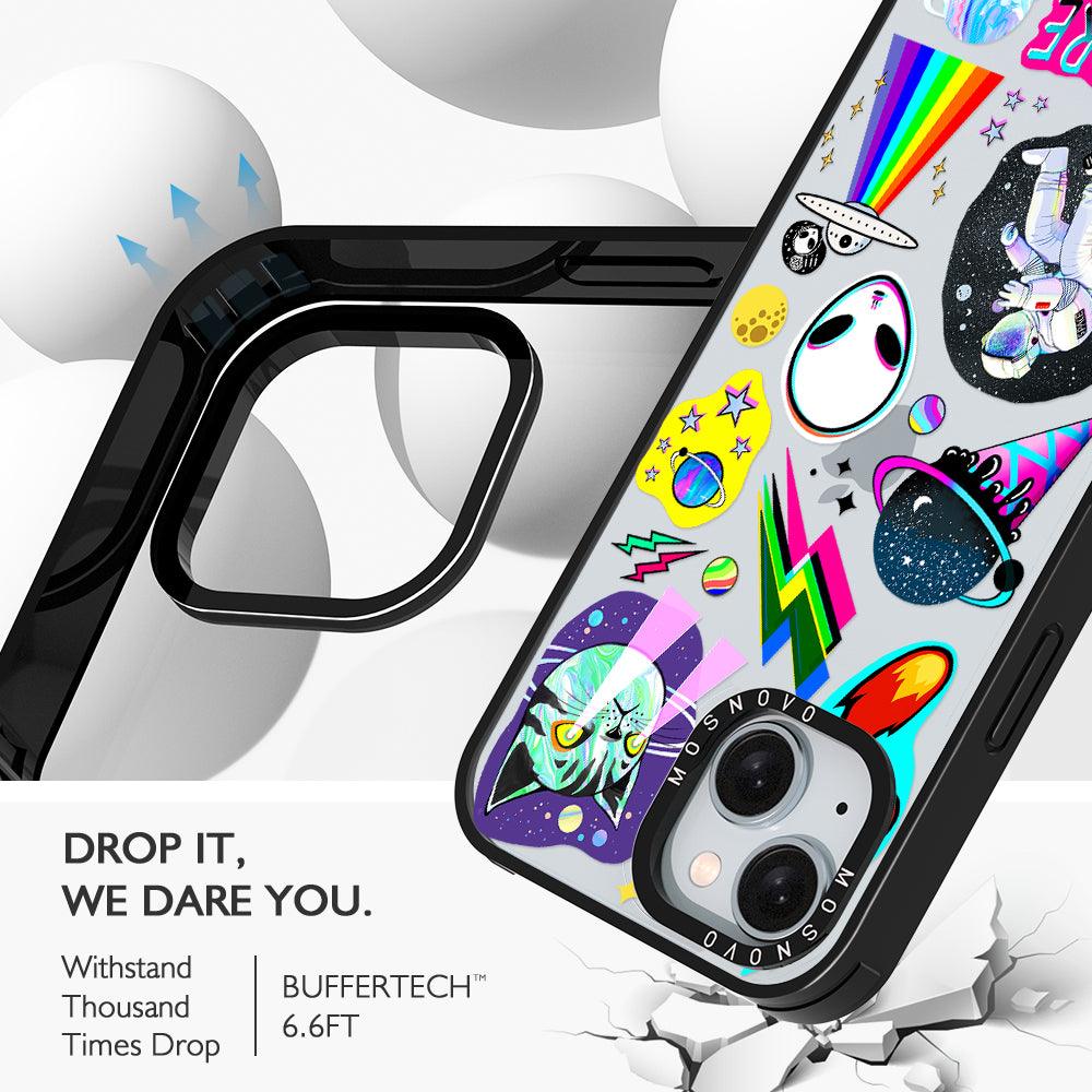 Sci-Fi Stickers Phone Case - iPhone 15 Case - MOSNOVO