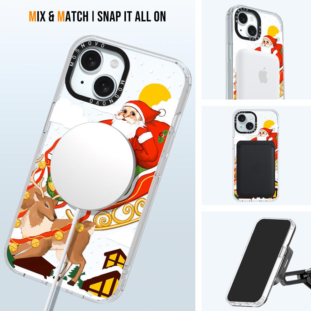 Santa Claus Phone Case - iPhone 15 Case - MOSNOVO