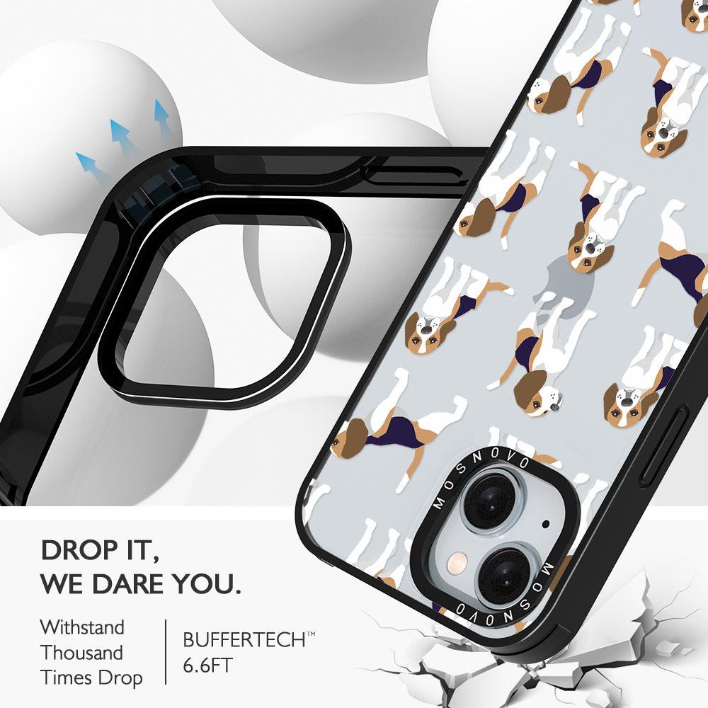 Cute Beagles Phone Case - iPhone 15 Case - MOSNOVO