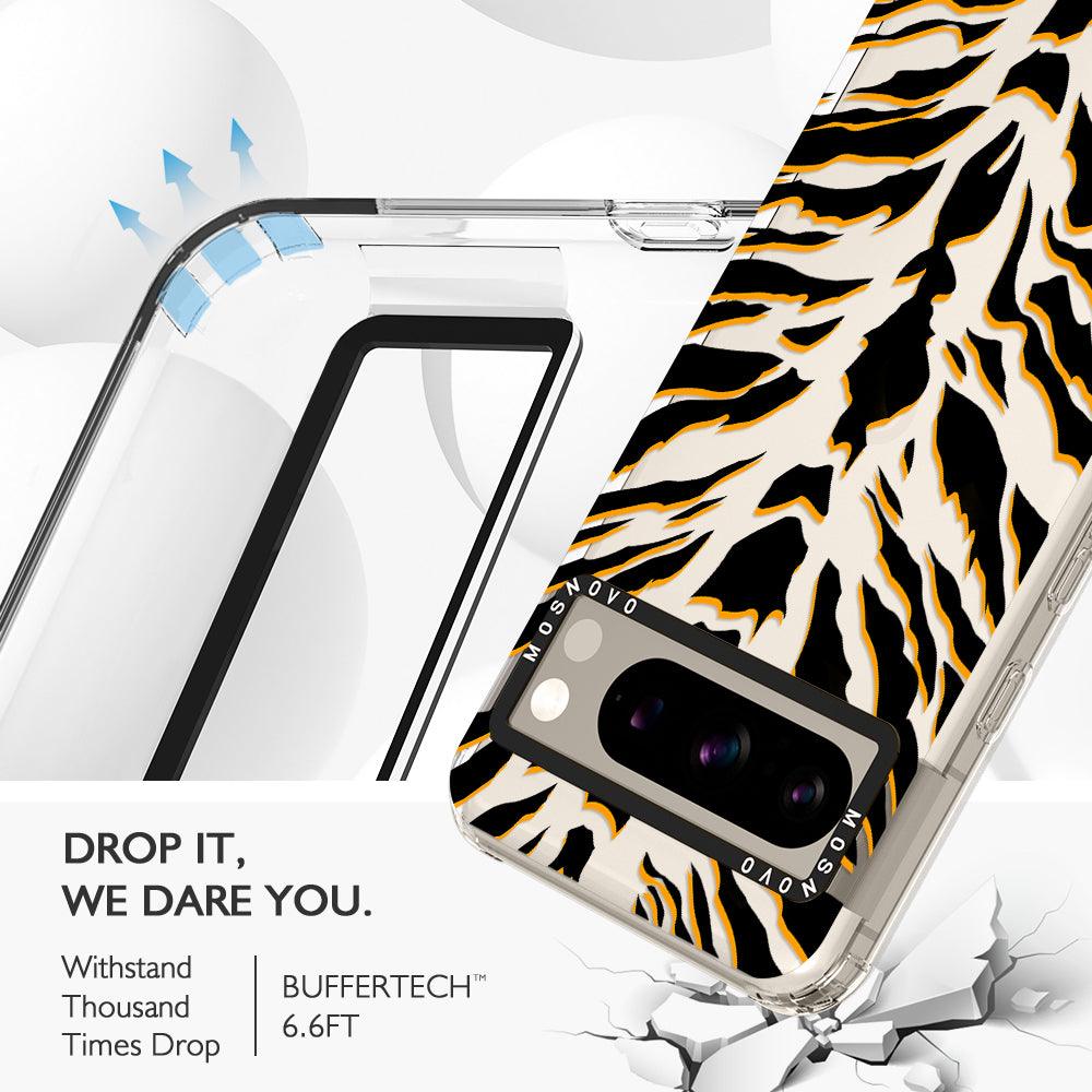 Tiger Print Phone Case - Google Pixel 8 Pro Case - MOSNOVO