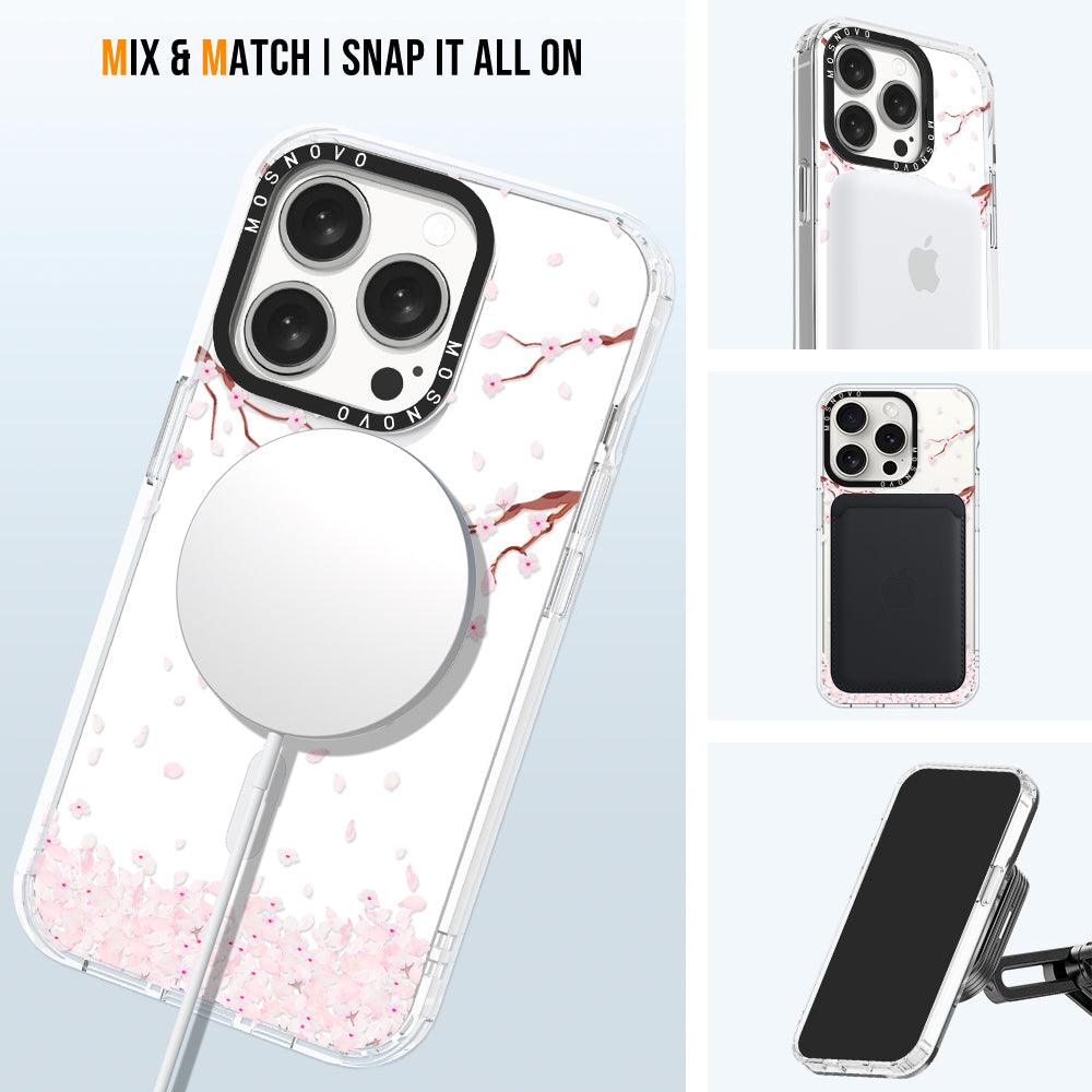 Sakura Phone Case - iPhone 15 Pro Case - MOSNOVO