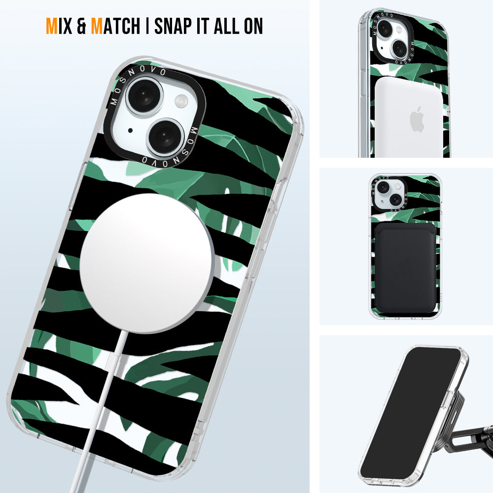 Wild Zebra Phone Case - iPhone 15 Case - MOSNOVO