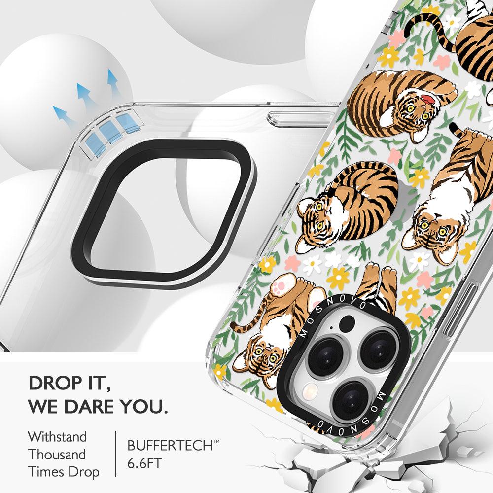 Cute Tiger Phone Case - iPhone 15 Pro Max Case - MOSNOVO