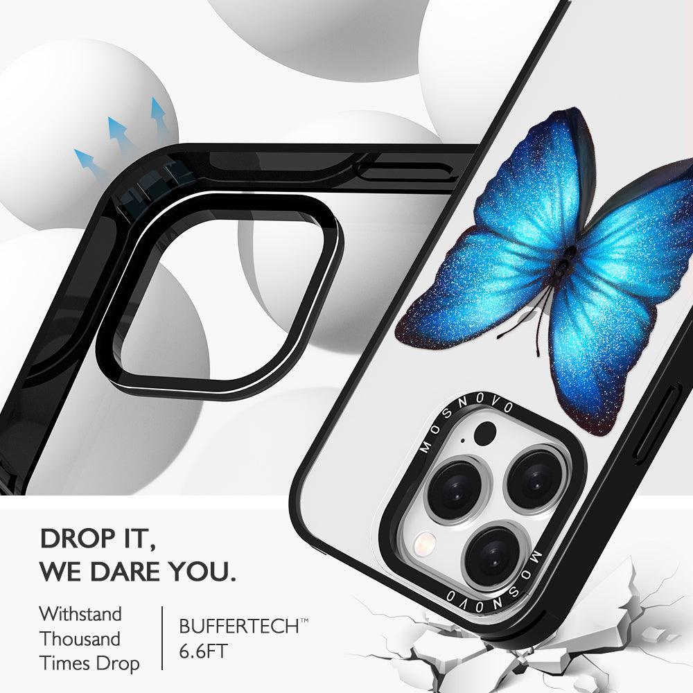 Shimmering Butterfly Phone Case - iPhone 15 Pro Case - MOSNOVO