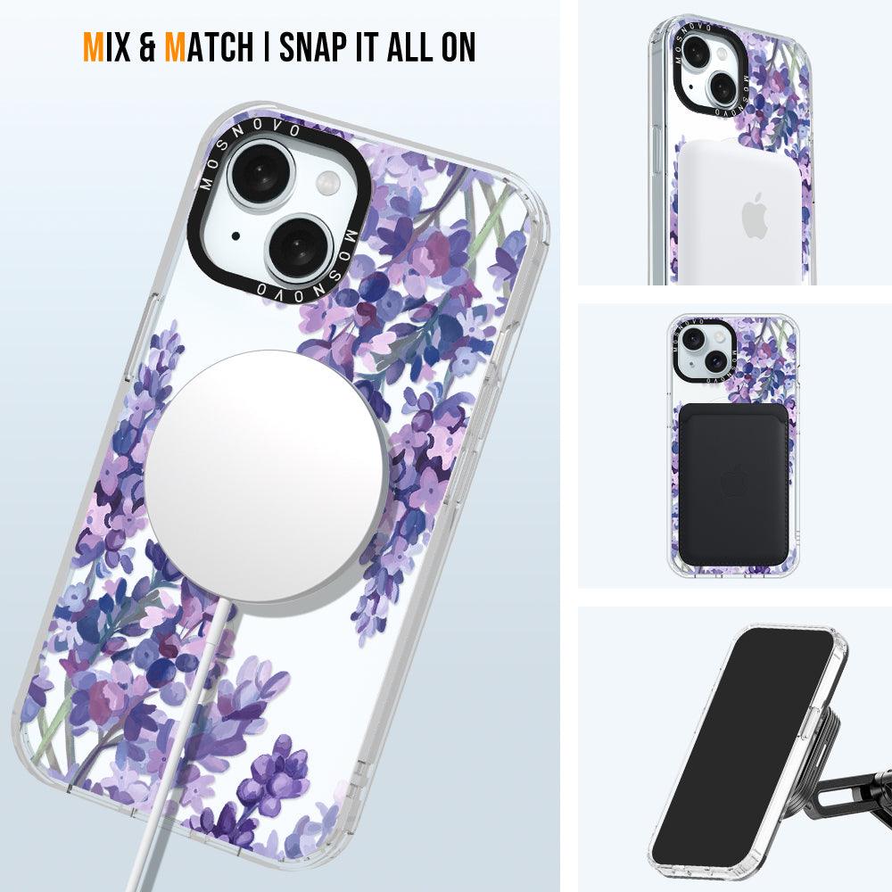 Lavender Phone Case - iPhone 15 Case - MOSNOVO