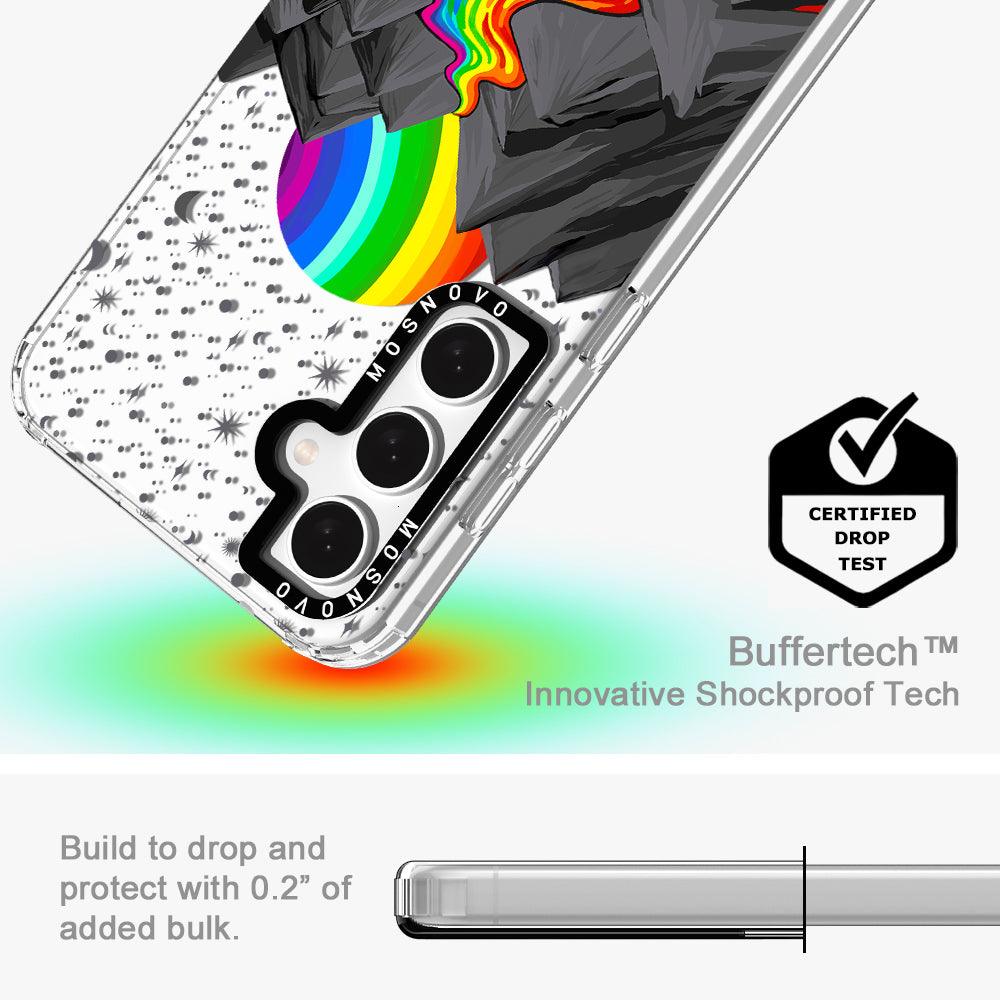 Rainbow Volcano Phone Case - Samsung Galaxy S23 FE Case