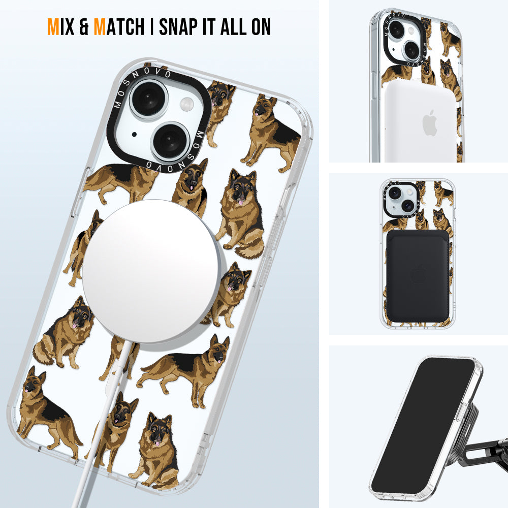 Shepherd Dog Phone Case - iPhone 15 Case - MOSNOVO