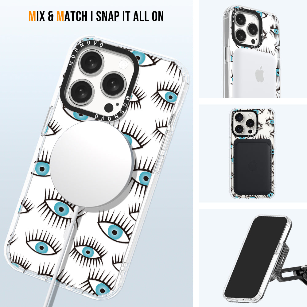 Evil Eye Phone Case - iPhone 15 Pro Case - MOSNOVO