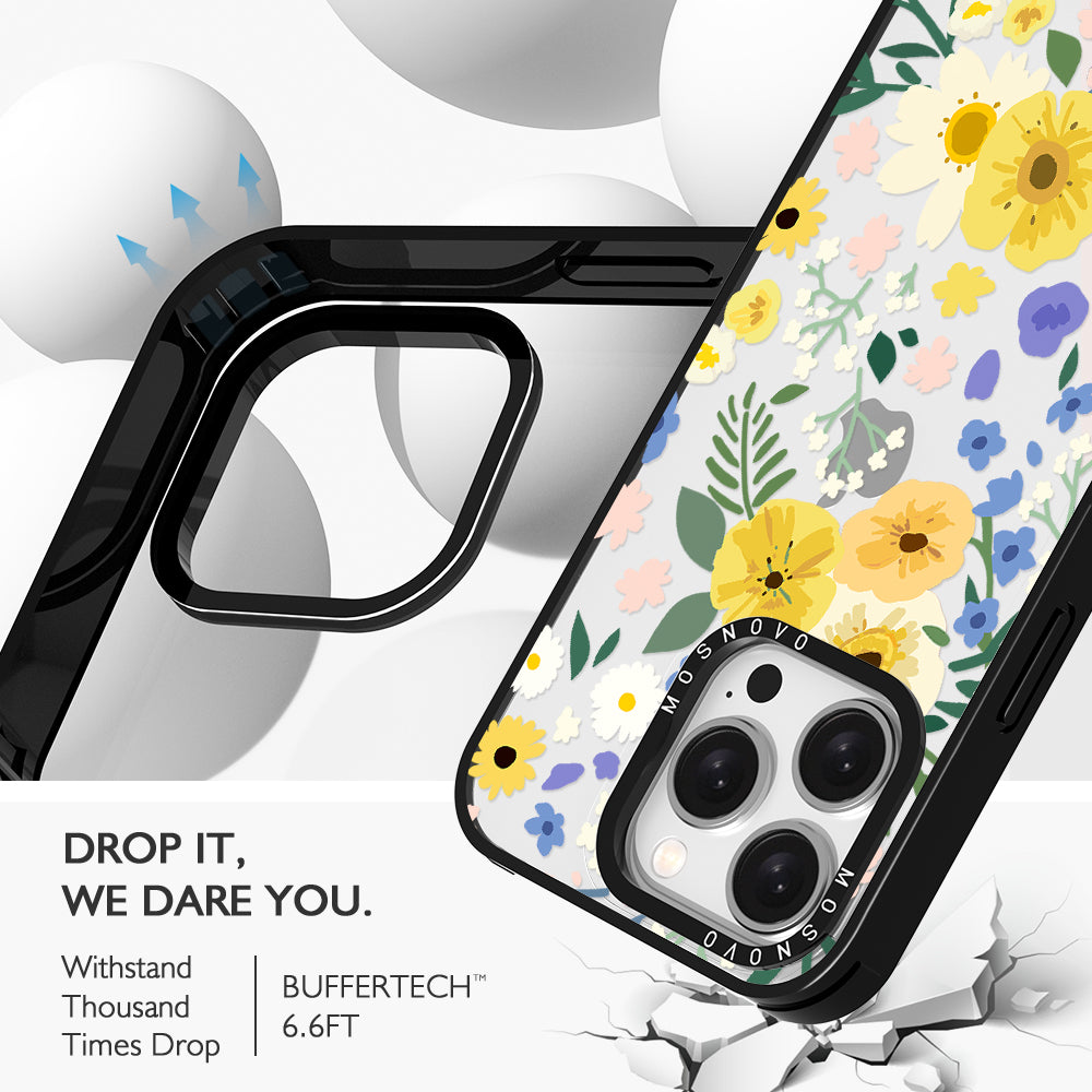 Spring Wild Floral Phone Case - iPhone 15 Pro Case - MOSNOVO