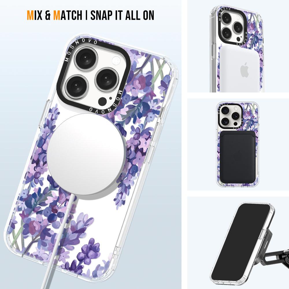 Lavender Phone Case - iPhone 15 Pro Case - MOSNOVO