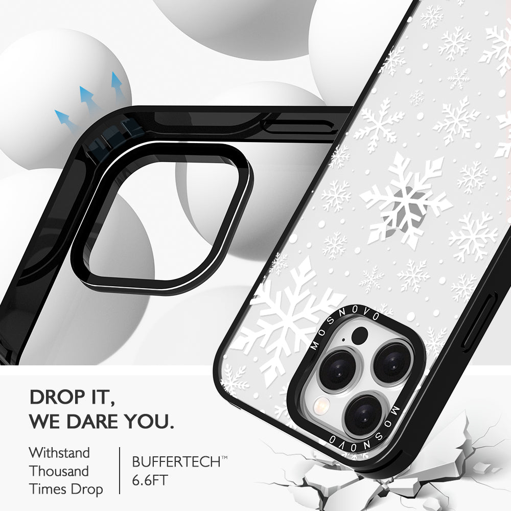 Snowflake Phone Case - iPhone 15 Pro Max Case - MOSNOVO