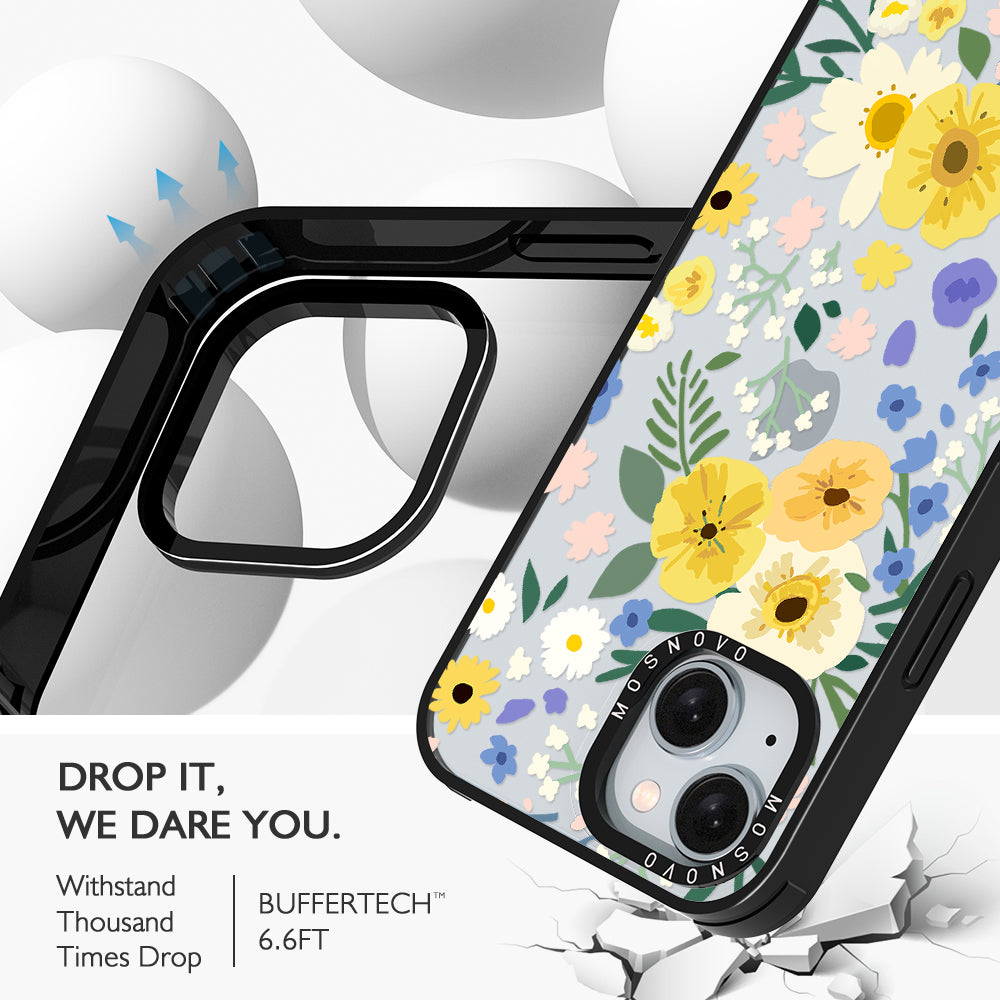 Spring Wild Floral Phone Case - iPhone 15 Plus Case - MOSNOVO