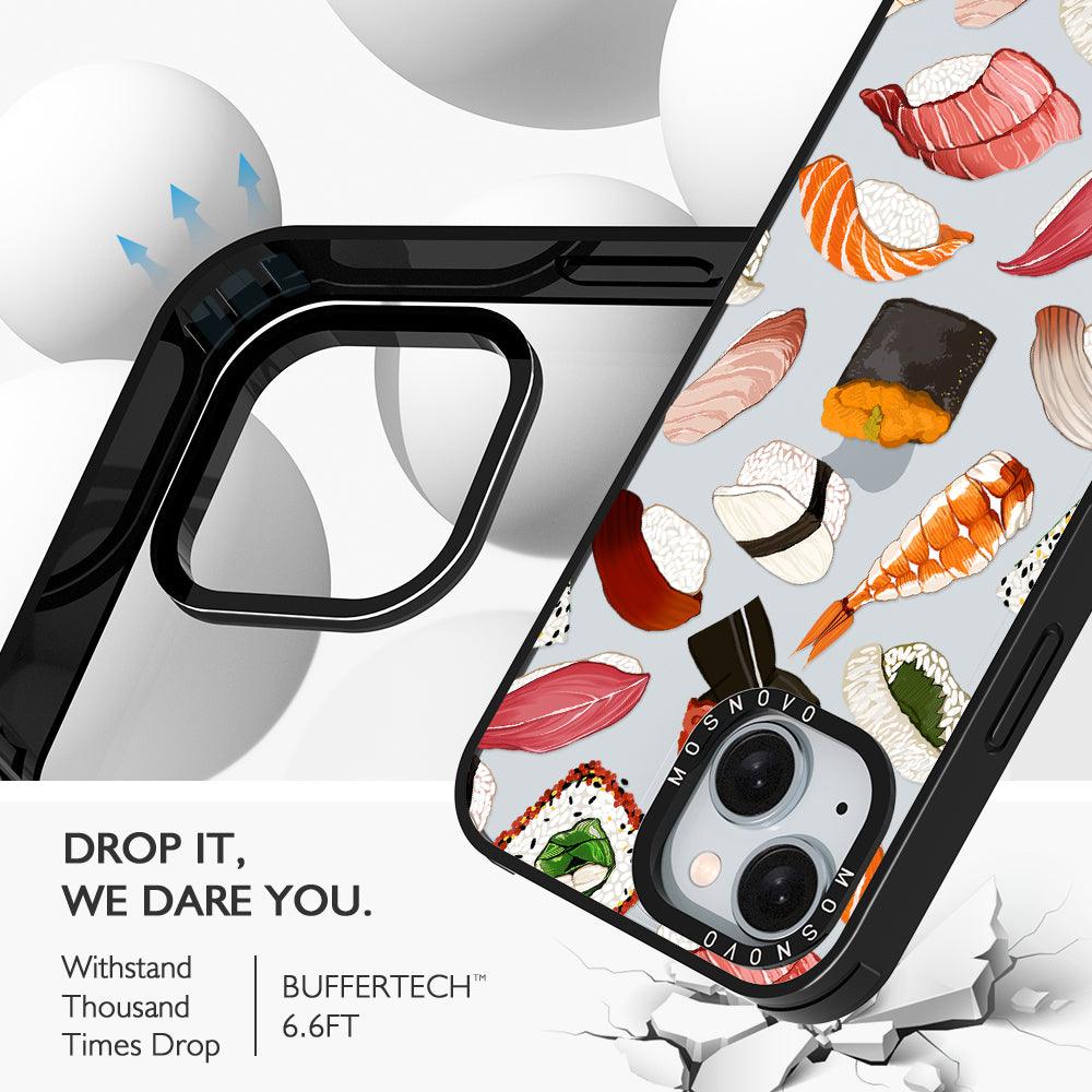 Mixed Sushi Phone Case - iPhone 15 Case - MOSNOVO