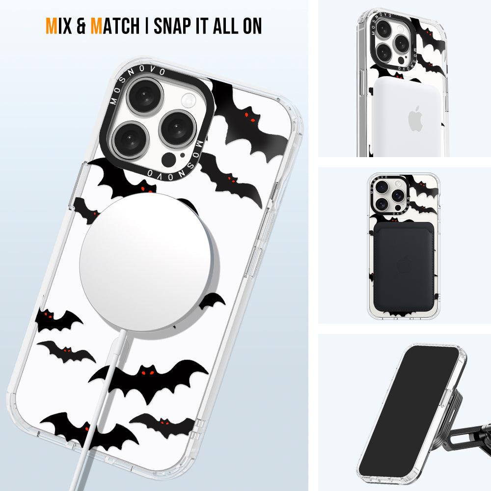 Evil Bat Phone Case - iPhone 15 Pro Max Case - MOSNOVO