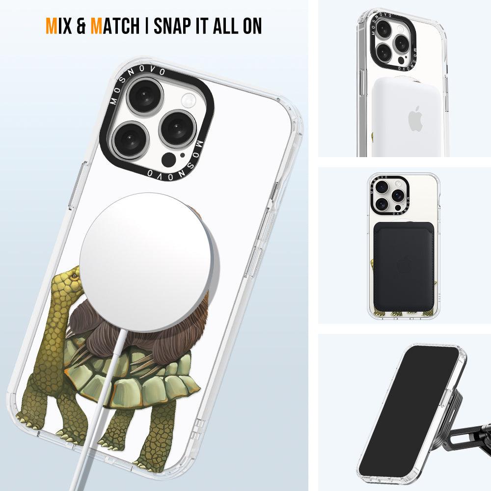 Sloth Turtle Phone Case - iPhone 15 Pro Max Case - MOSNOVO