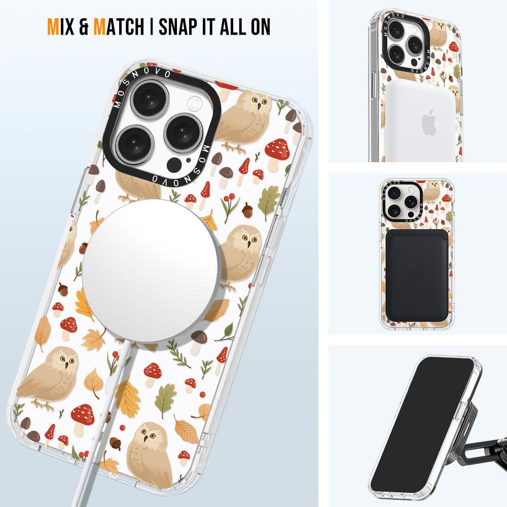 Autumn Owl Phone Case - iPhone 15 Pro Max Case - MOSNOVO