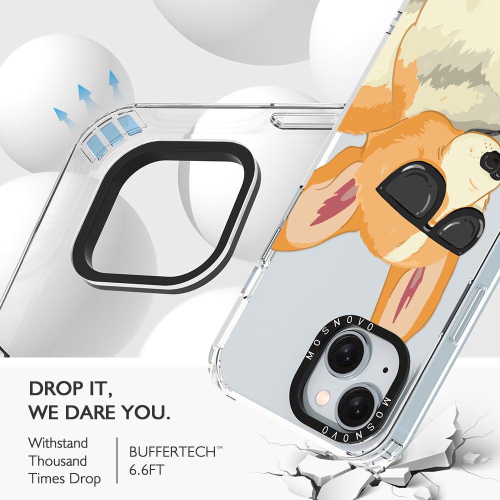 Fluffy Corgi Phone Case - iPhone 15 Case - MOSNOVO