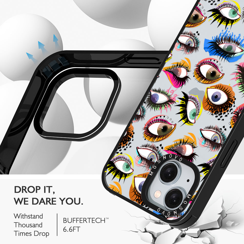 Eyes Phone Case - iPhone 15 Plus Case - MOSNOVO