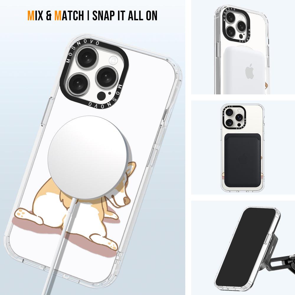 Corgi Dog Phone Case - iPhone 15 Pro Max Case - MOSNOVO