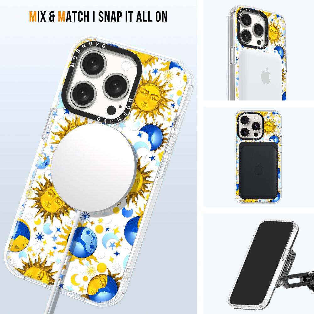 Sun and Moon Phone Case - iPhone 15 Pro Case - MOSNOVO