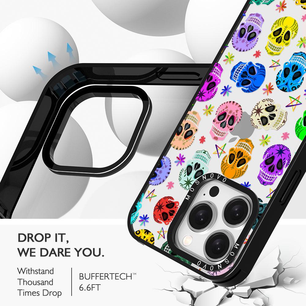 Skull Phone Case - iPhone 15 Pro Case - MOSNOVO