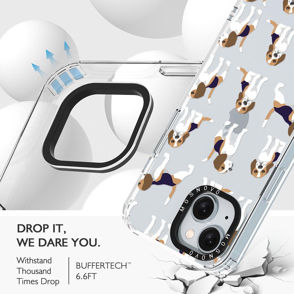 Cute Beagles Phone Case - iPhone 15 Case - MOSNOVO