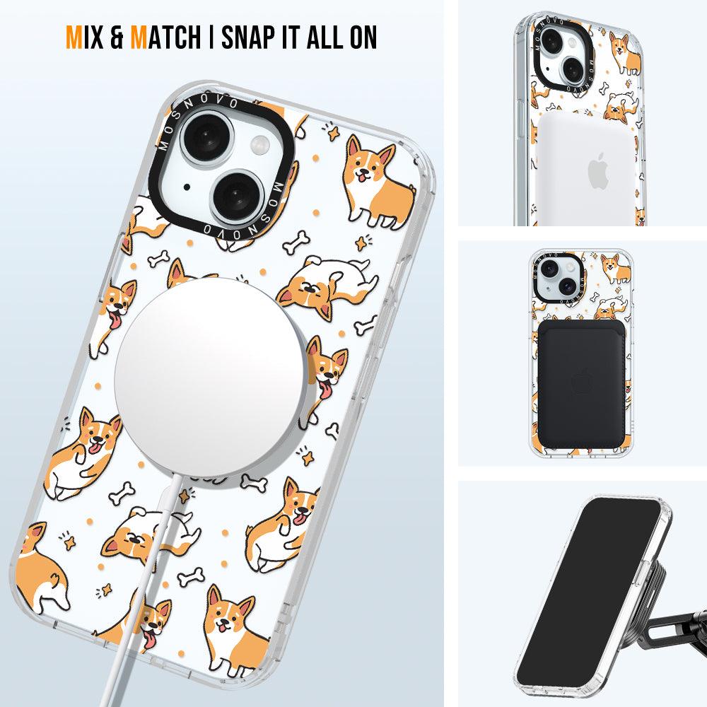 Corgi Phone Case - iPhone 15 Plus Case - MOSNOVO