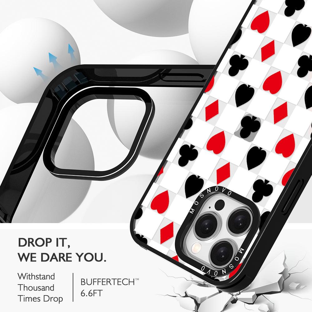 Checker Poker Phone Case - iPhone 15 Pro Max Case - MOSNOVO