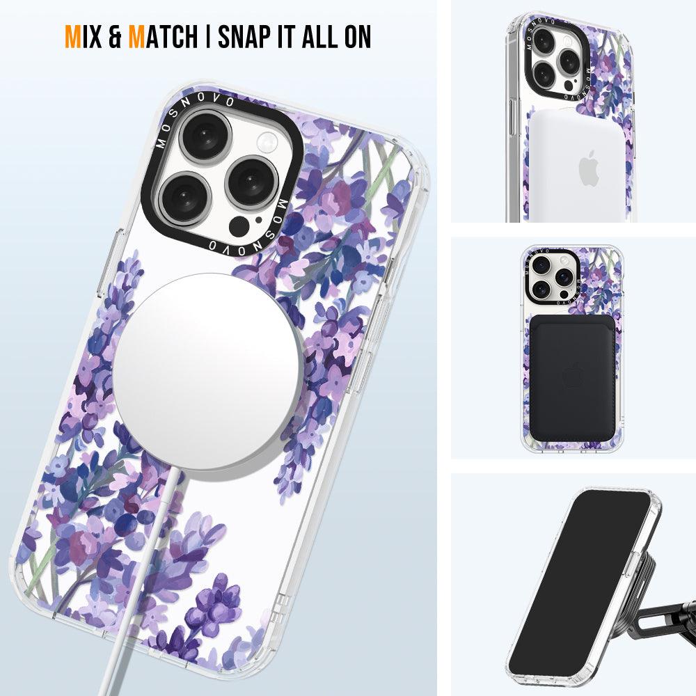 Lavender Phone Case - iPhone 15 Pro Max Case - MOSNOVO