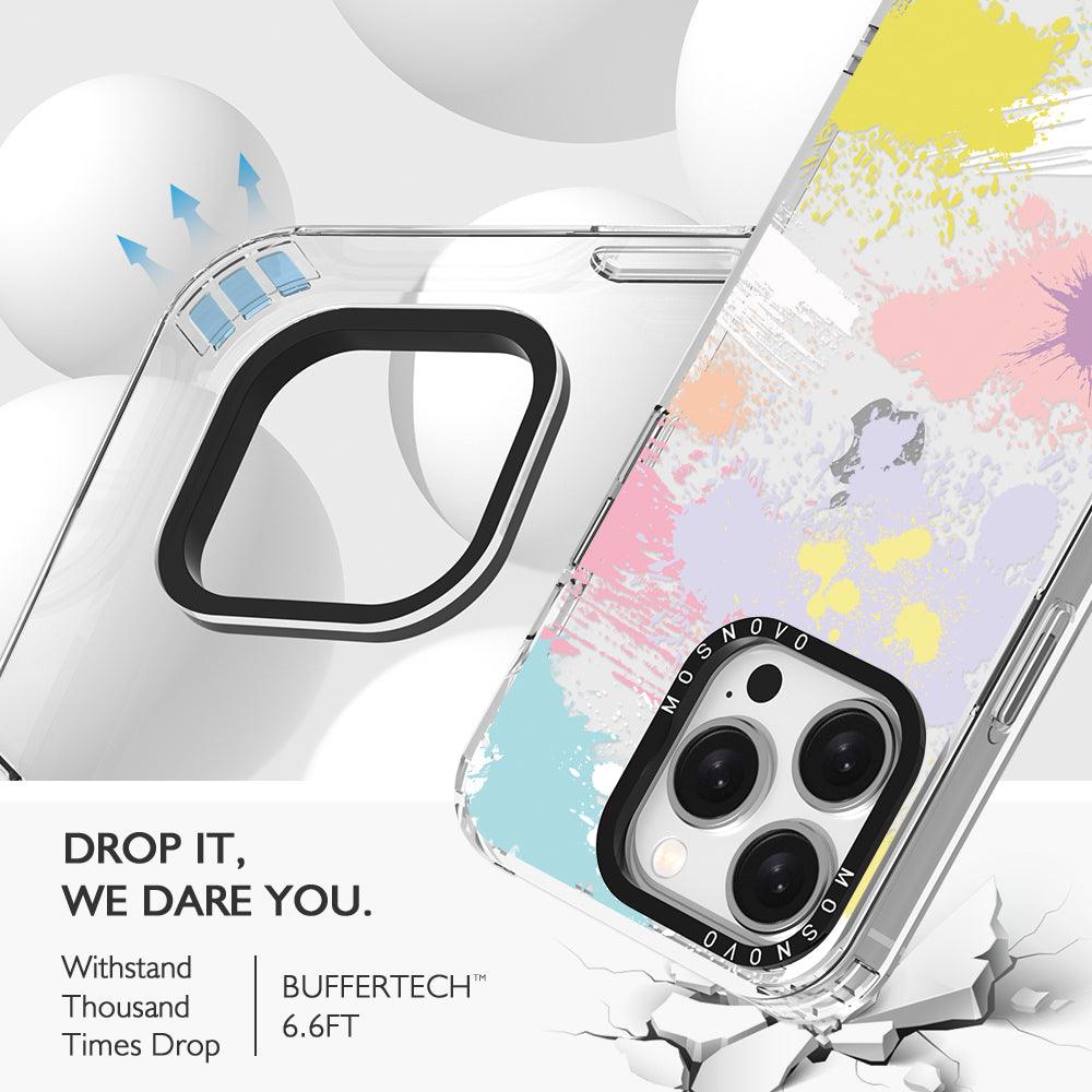 Splash Paint Phone Case - iPhone 15 Pro Case - MOSNOVO