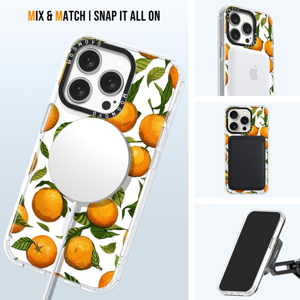 Tangerine Phone Case - iPhone 15 Pro Case - MOSNOVO