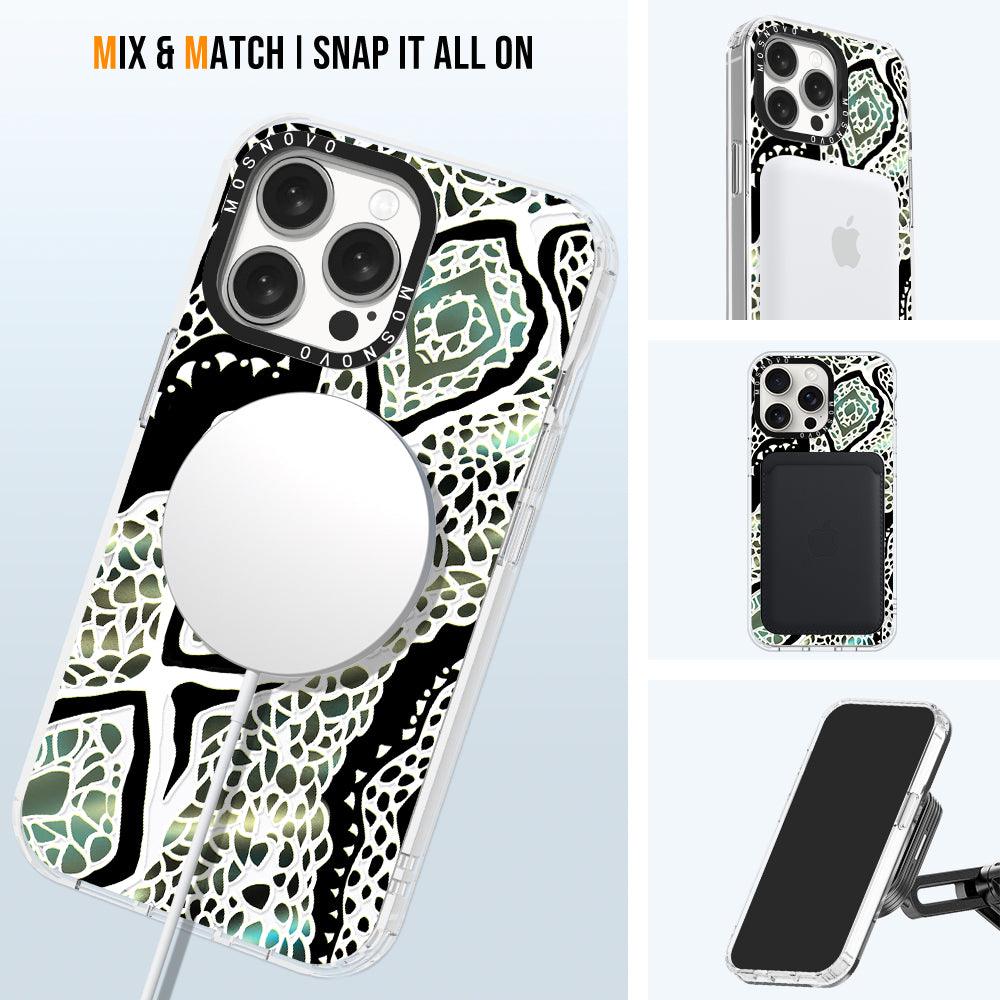 Jade Snake Phone Case - iPhone 15 Pro Max Case - MOSNOVO