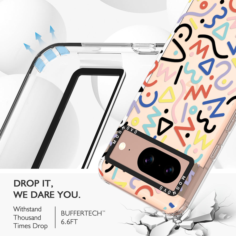 Doodle Art Phone Case - Google Pixel 8 Case - MOSNOVO