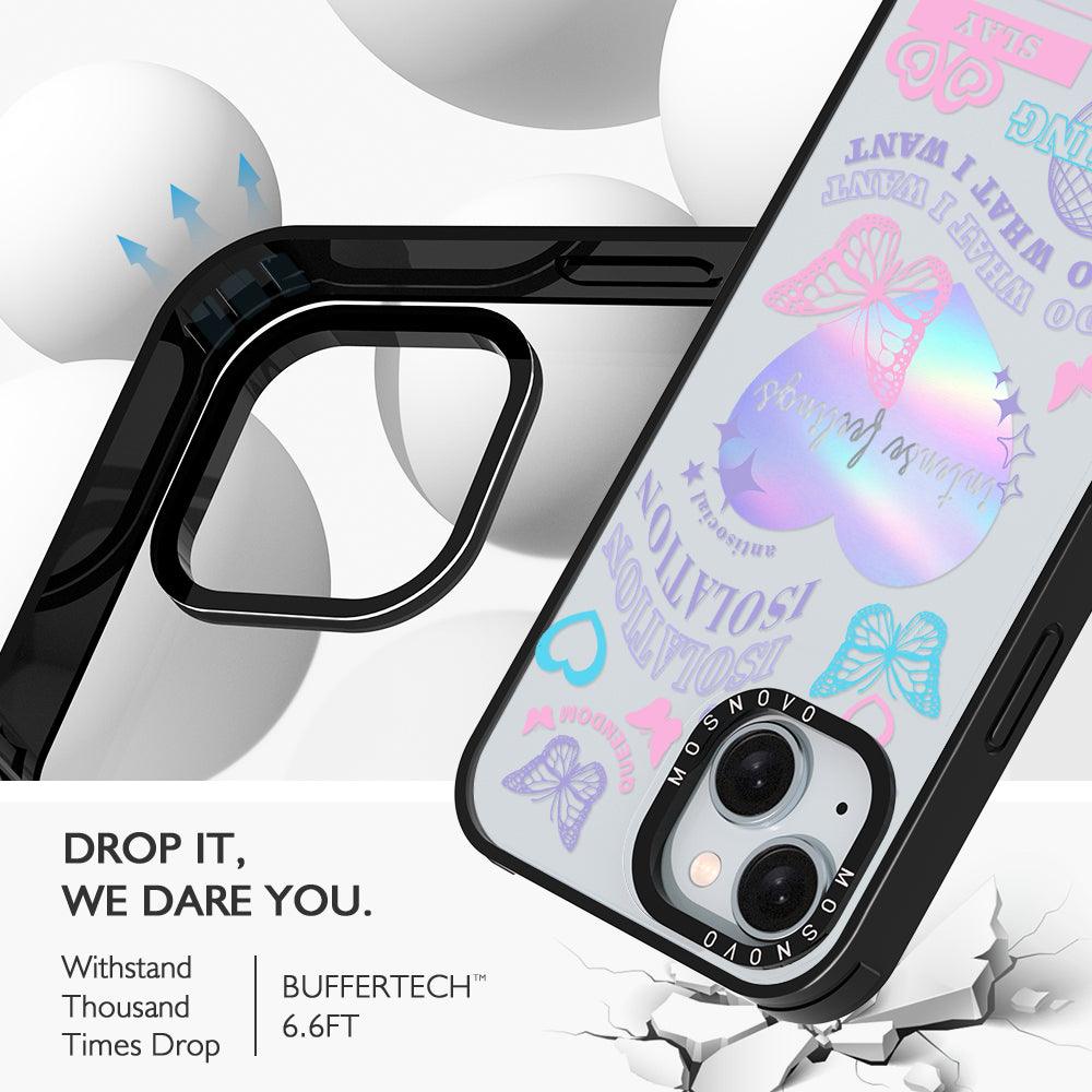 Intense Feeling Phone Case - iPhone 15 Case Black