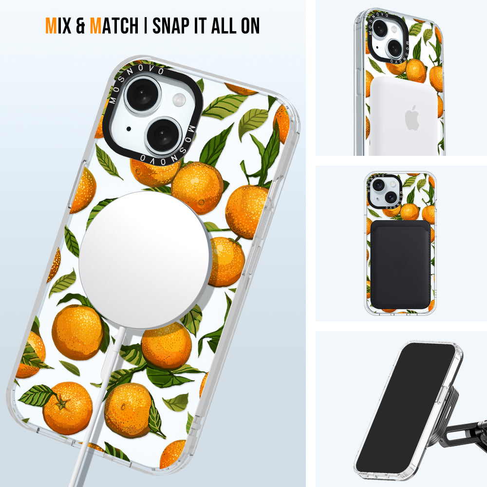 Tangerine Phone Case - iPhone 15 Plus Case - MOSNOVO