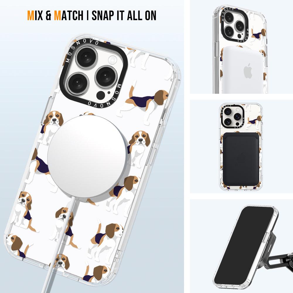 Cute Beagles Phone Case - iPhone 15 Pro Max Case - MOSNOVO