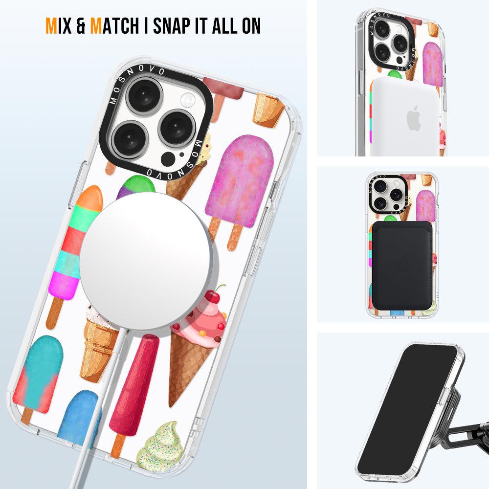 Ice Cream Phone Case - iPhone 15 Pro Max Case - MOSNOVO