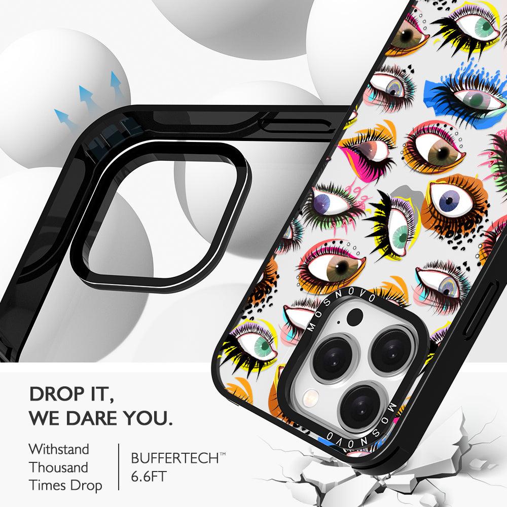 Eyes Phone Case - iPhone 15 Pro Case - MOSNOVO