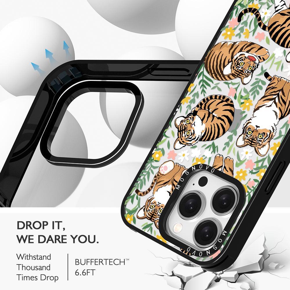 Cute Tiger Phone Case - iPhone 15 Pro Case - MOSNOVO