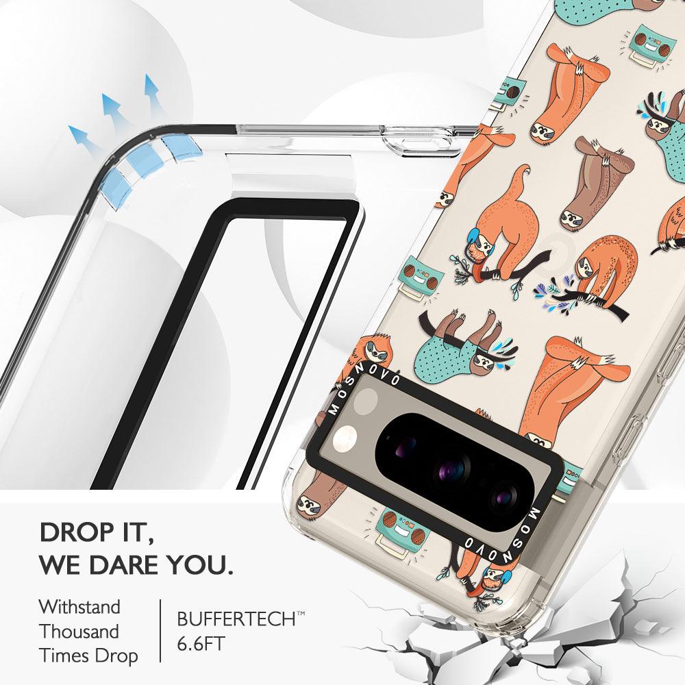 Musical Sloth Phone Case - Google Pixel 8 Pro Case - MOSNOVO