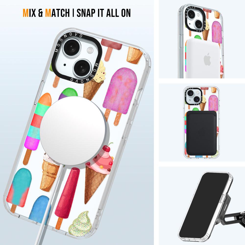 Ice Cream Phone Case - iPhone 15 Plus Case - MOSNOVO