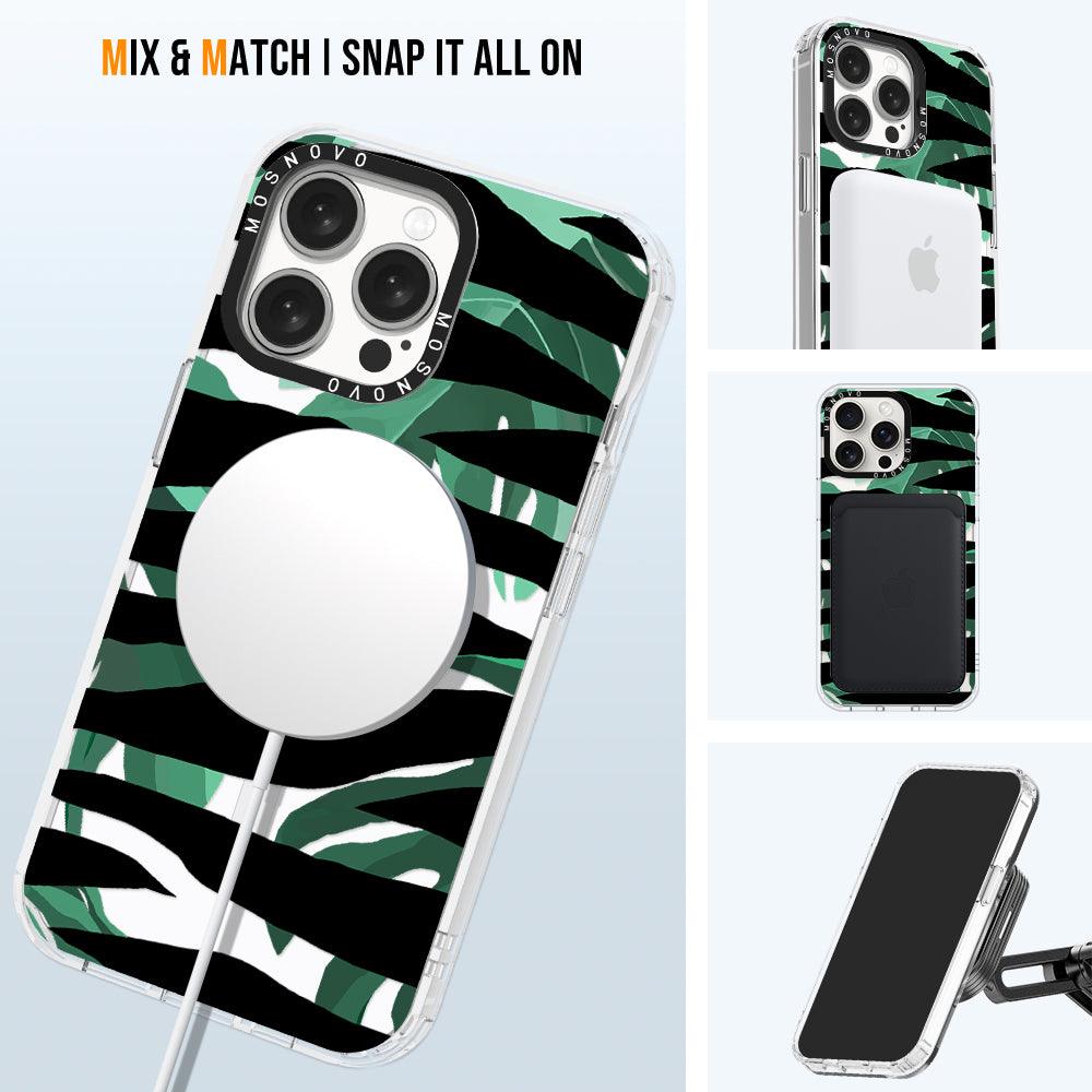 Wild Zebra Phone Case - iPhone 15 Pro Max Case - MOSNOVO