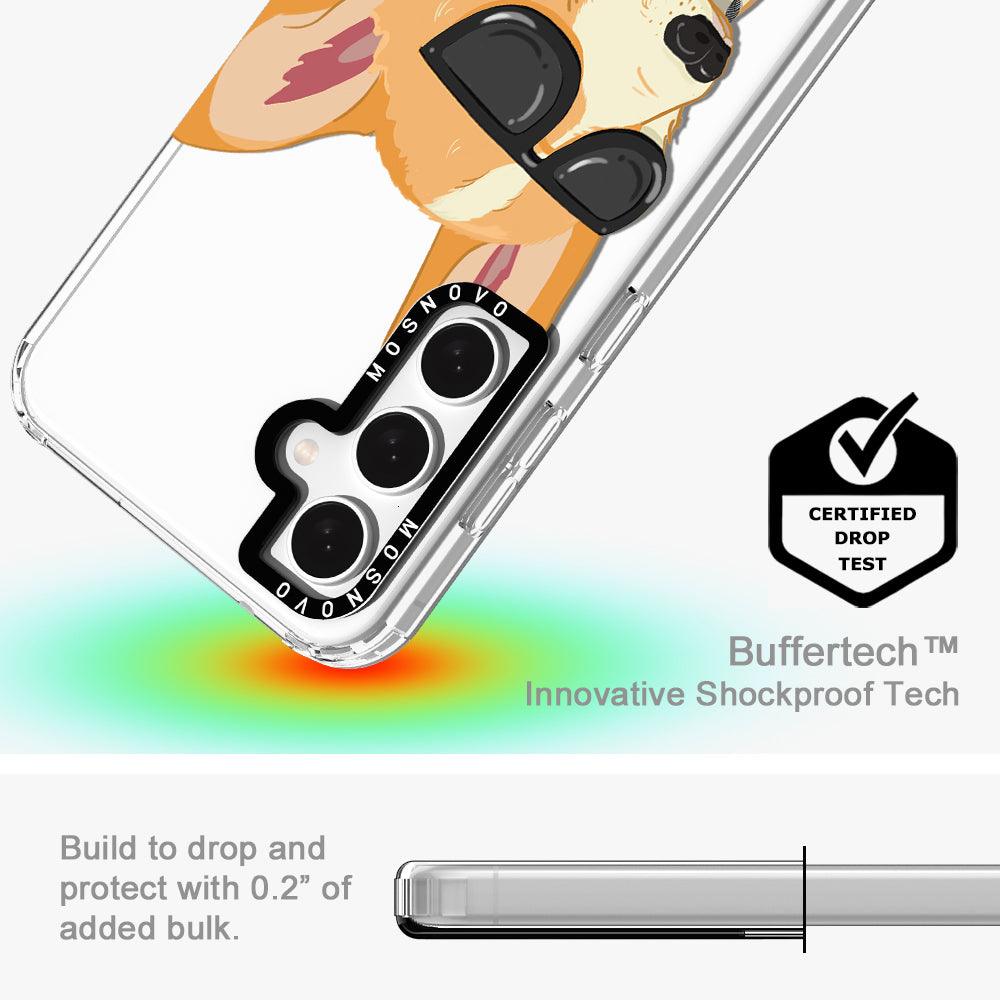 Fluffy Corgi Phone Case - Samsung Galaxy S23 FE Case