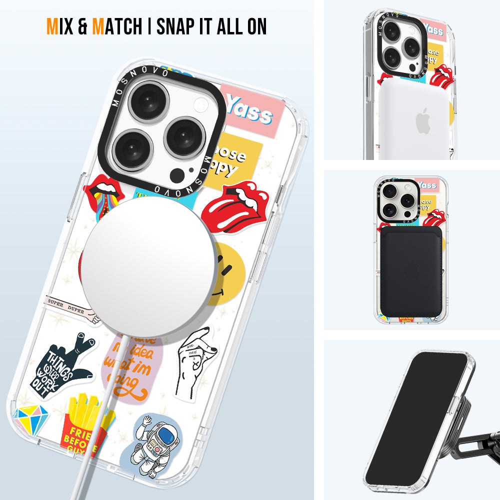 Pop Culture Phone Case - iPhone 15 Pro Case - MOSNOVO