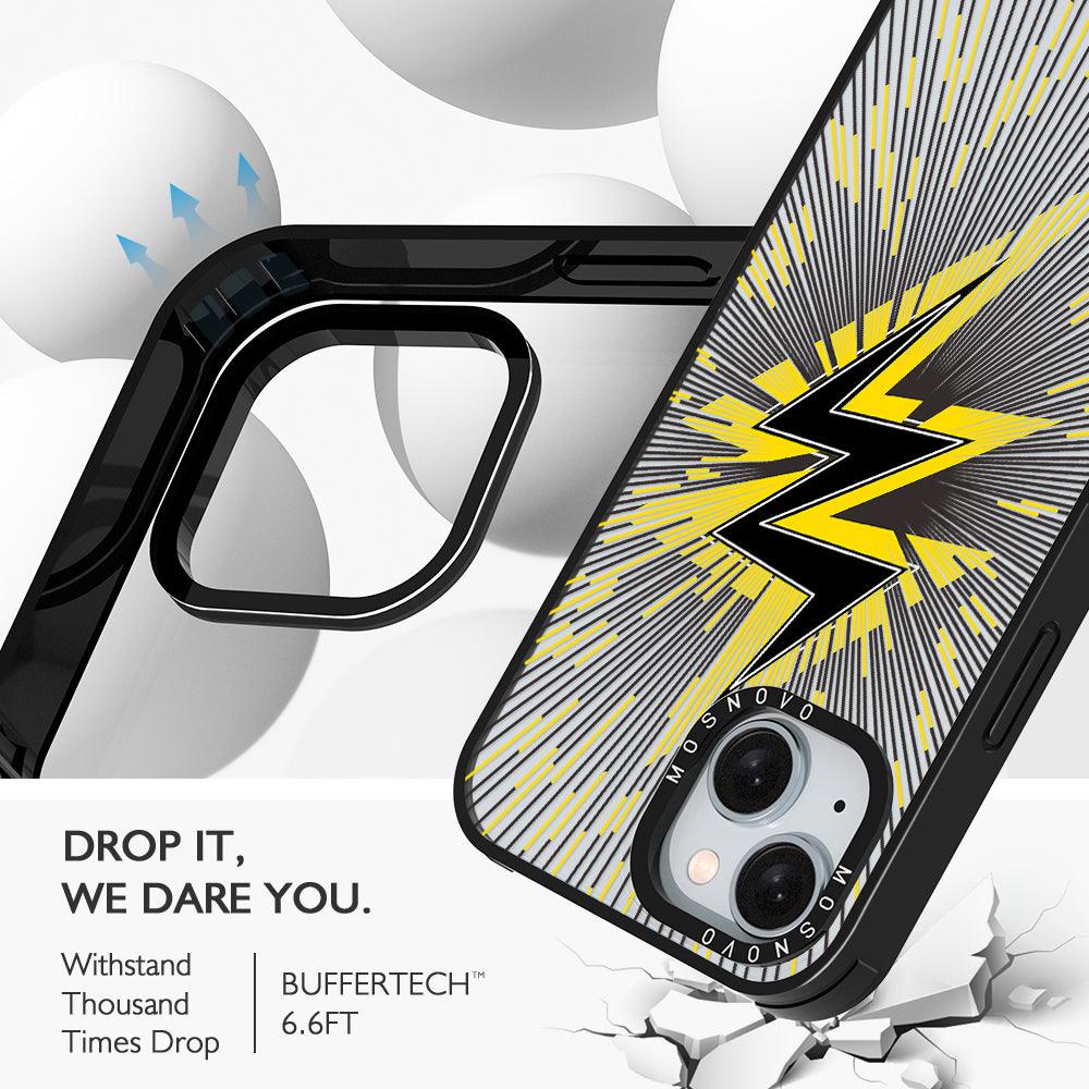 Lightning Bolt Phone Case - iPhone 15 Plus Case - MOSNOVO