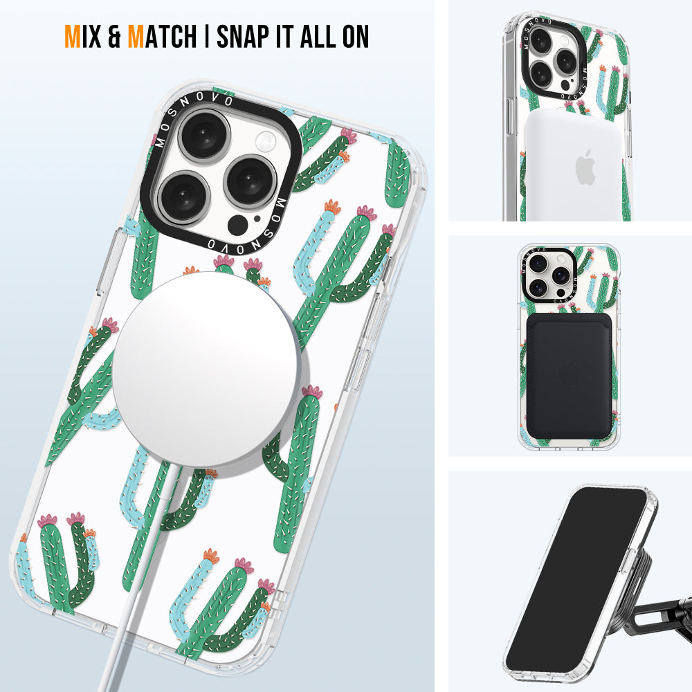 Cactus Phone Case - iPhone 15 Pro Max Case - MOSNOVO