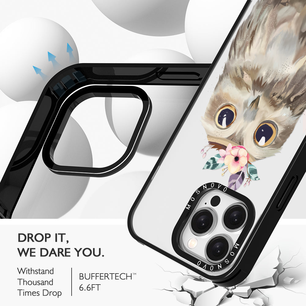 Cute Owl Phone Case - iPhone 15 Pro Max Case - MOSNOVO