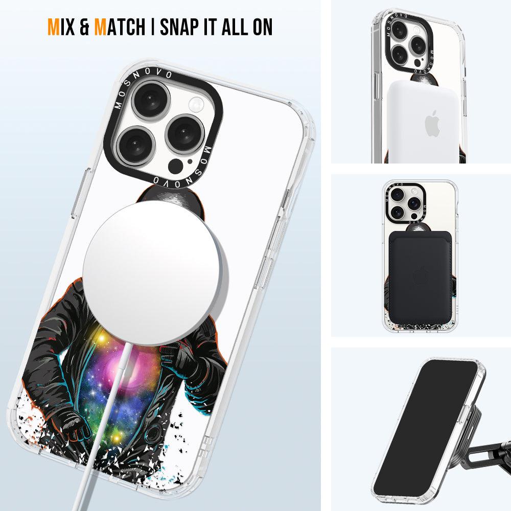 Mystery Astronaut Phone Case - iPhone 15 Pro Max Case - MOSNOVO