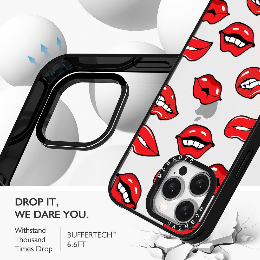 Hot Lips Phone Case - iPhone 15 Pro Max Case - MOSNOVO