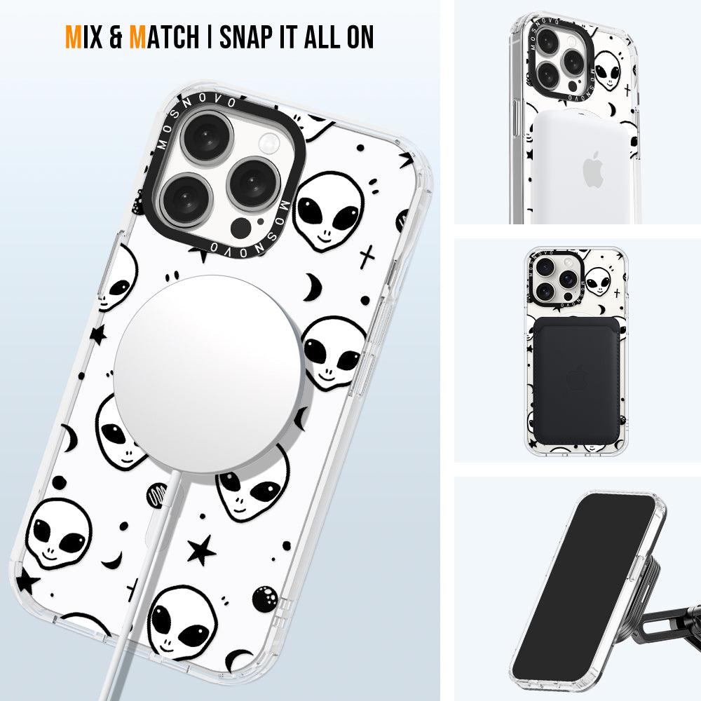 Cute Alien Phone Case - iPhone 15 Pro Max Case - MOSNOVO